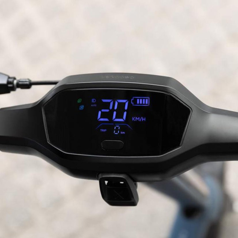 Elektrická koloběžka Cecotec Bongo Serie X45 Connected 7107 šedo-modrá