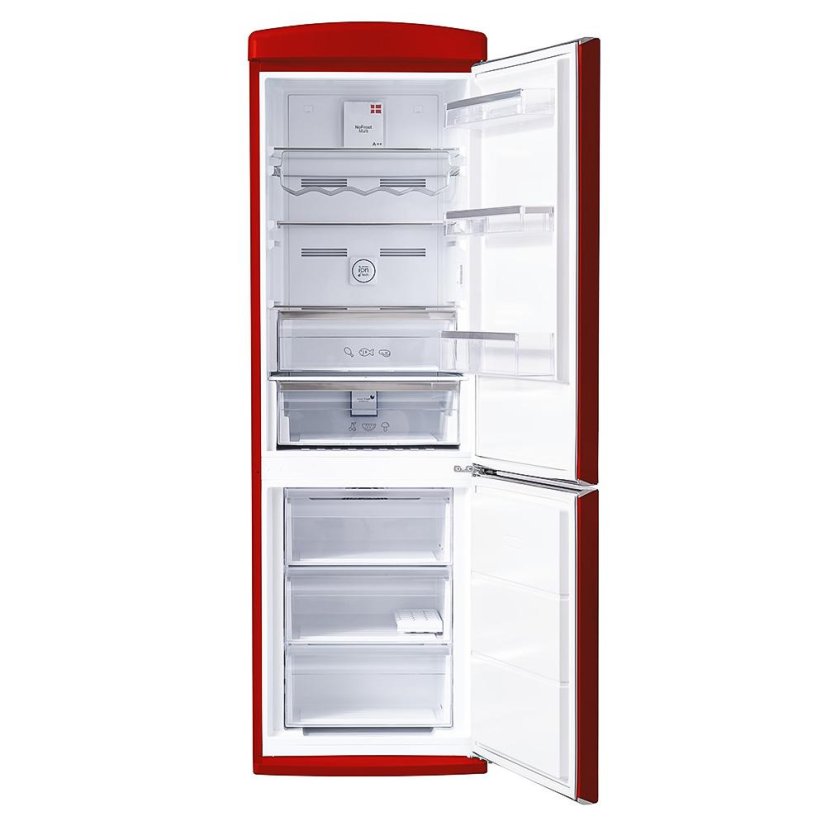 Kombinovaná lednice Vestfrost VR-FB373-2E1RD červená