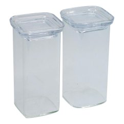 Set skleněných dóz Pebbly PKV-075