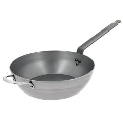 Ocelová hluboká pánev de Buyer Mineral B 5614.32, 32 cm