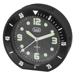 Analogový budík s velkým ciferníkem Trevi SL 3091/BK černý
