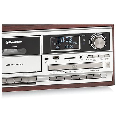Gramorádio Roadstar D+BT HIF-8892 dřevo