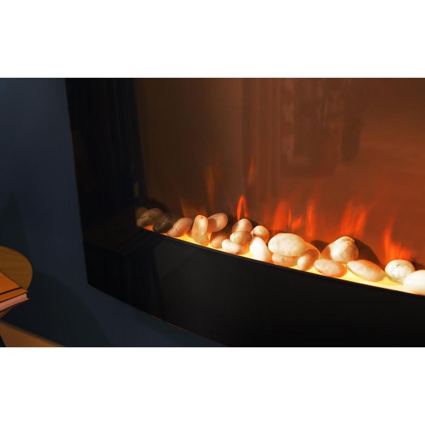 Elektrický krb Cecotec ReadyWarm 2650 Curved Flames Connected 5814 černý