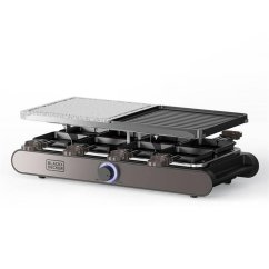 Raclette gril Black+Decker BXFC1400E černá/přírodní kámen