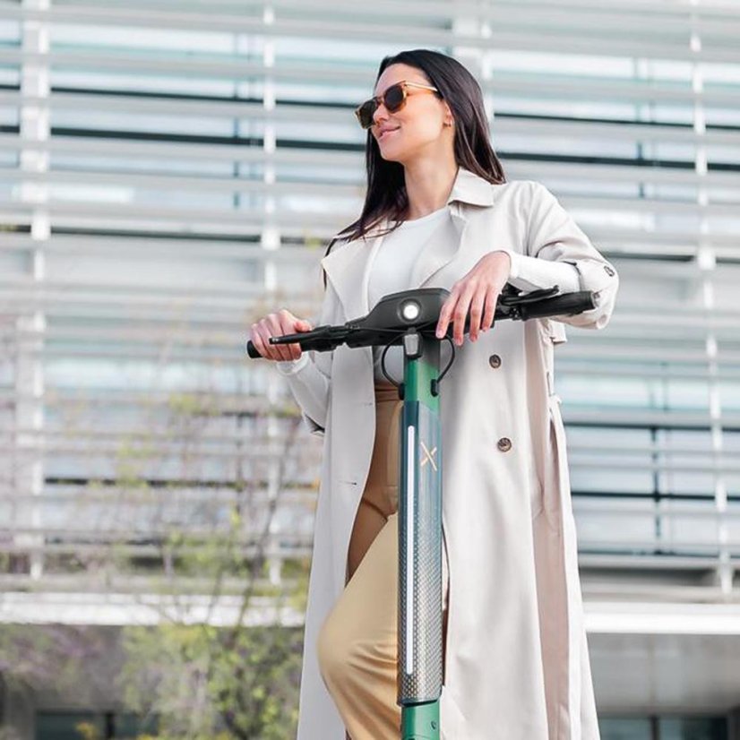 Elektrická koloběžka Cecotec Bongo Serie X65 Connected 7109 šedo-zelená