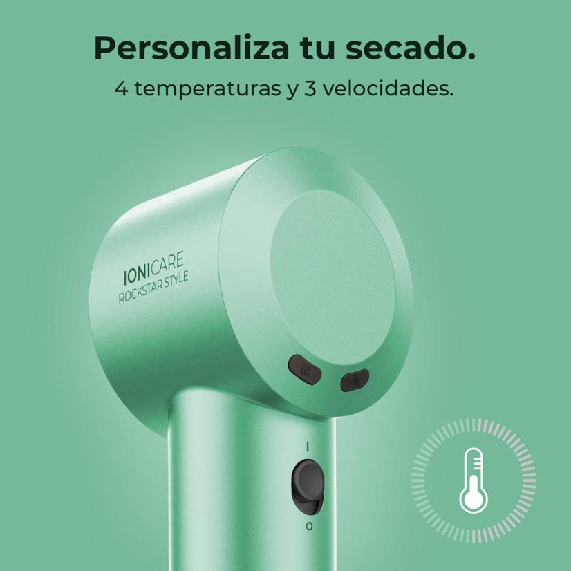 Fén na vlasy Cecotec IoniCare RockStar Style Green 100837 zelený