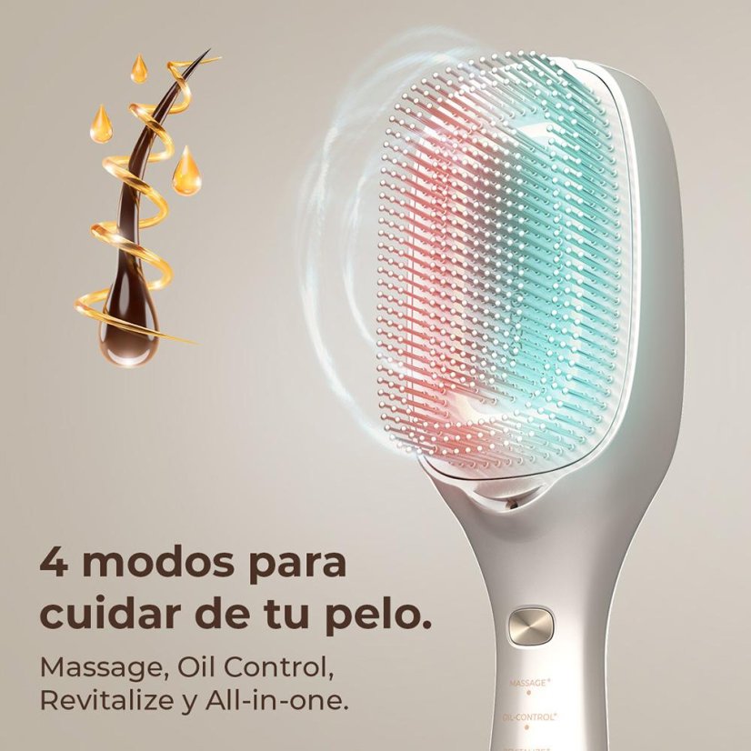 Elektrický kartáč Cecotec HairCare 100152 stříbrný