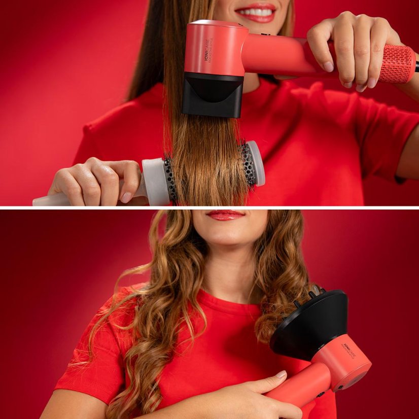 Fén na vlasy Cecotec IoniCare RockStar Style Aluminum 100839 červený
