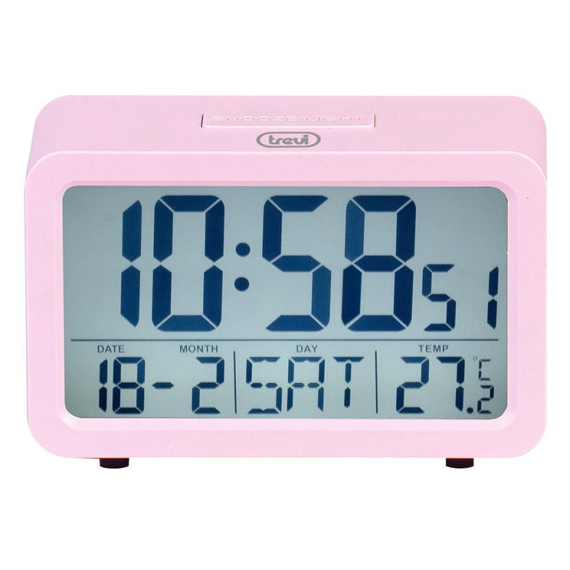 Digitální budík Trevi SLD 3P60 PK růžový