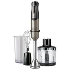 Tyčový mixér s příslušenstvím Black+Decker BXHBA1200E nerez