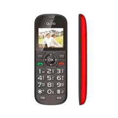 Mobilní telefon QUBO D-1803 černo-červený