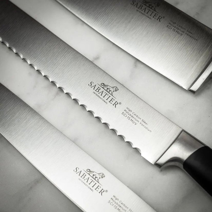 Blok na nože + 5 nožů Lion Sabatier International 663080 SEATTLE černý