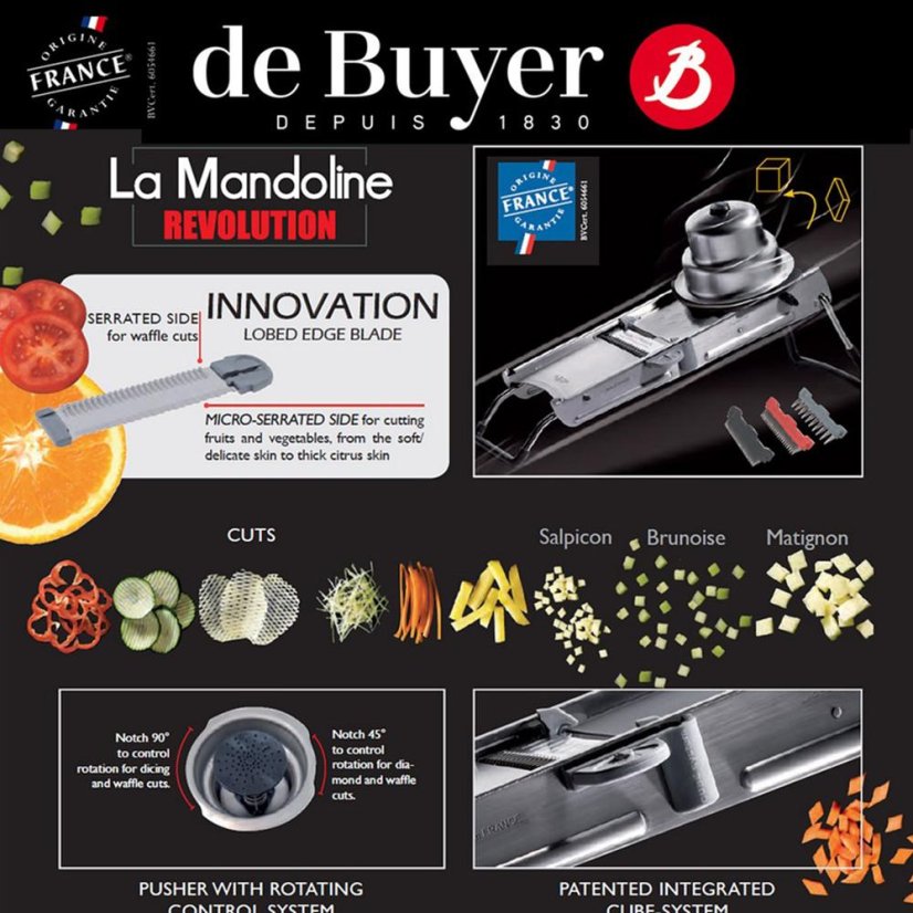 Kráječ de Buyer REVOLUTION MASTER 2012.41 nerez