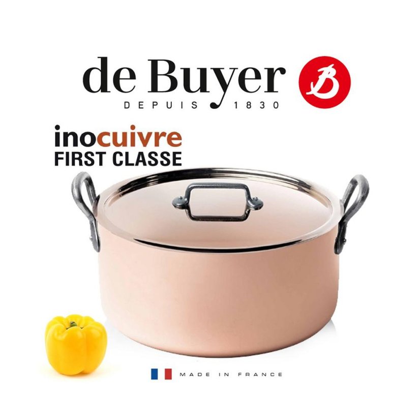 Hrnec s pokličkou de Buyer 6466.16, 16 cm