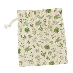 Pytlík na potraviny Pebbly NBA156 krémovo-zelený