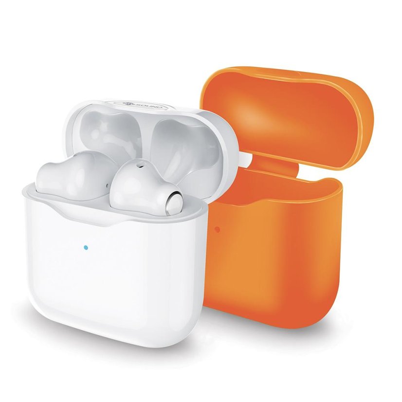 Bezdrátová sluchátka Meliconi SAFE PODS EVO 497417 oranžové