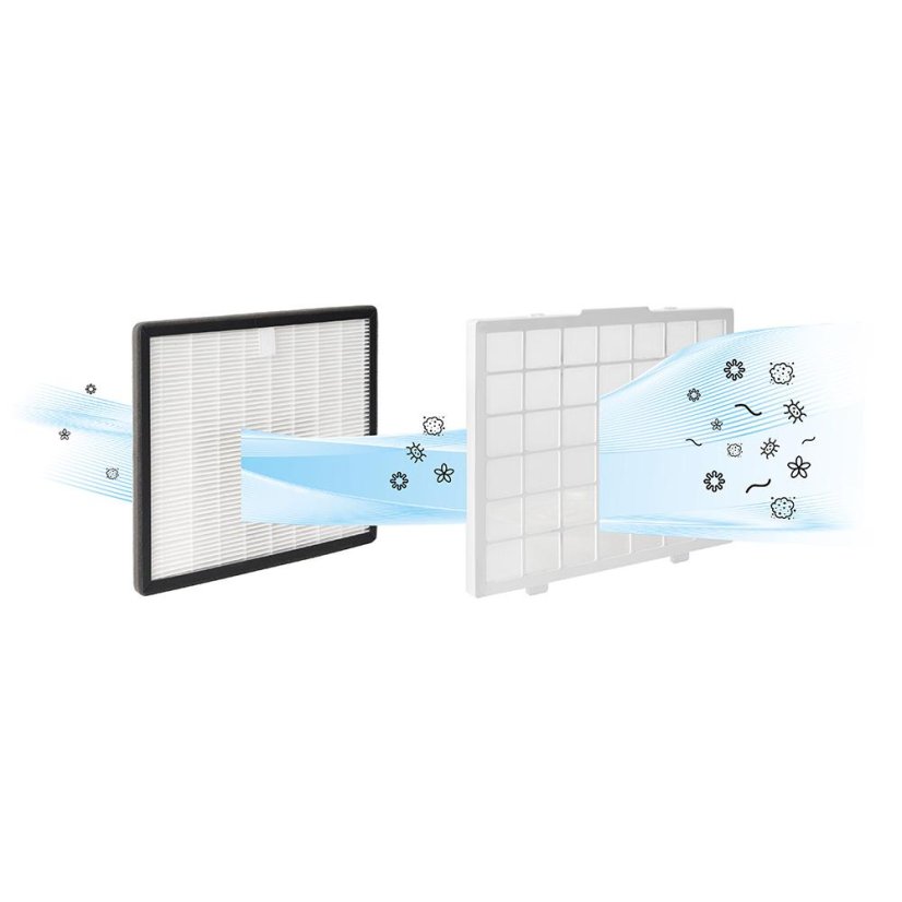 Čistička vzduchu 2v1 Black+Decker BXDH20E bílá