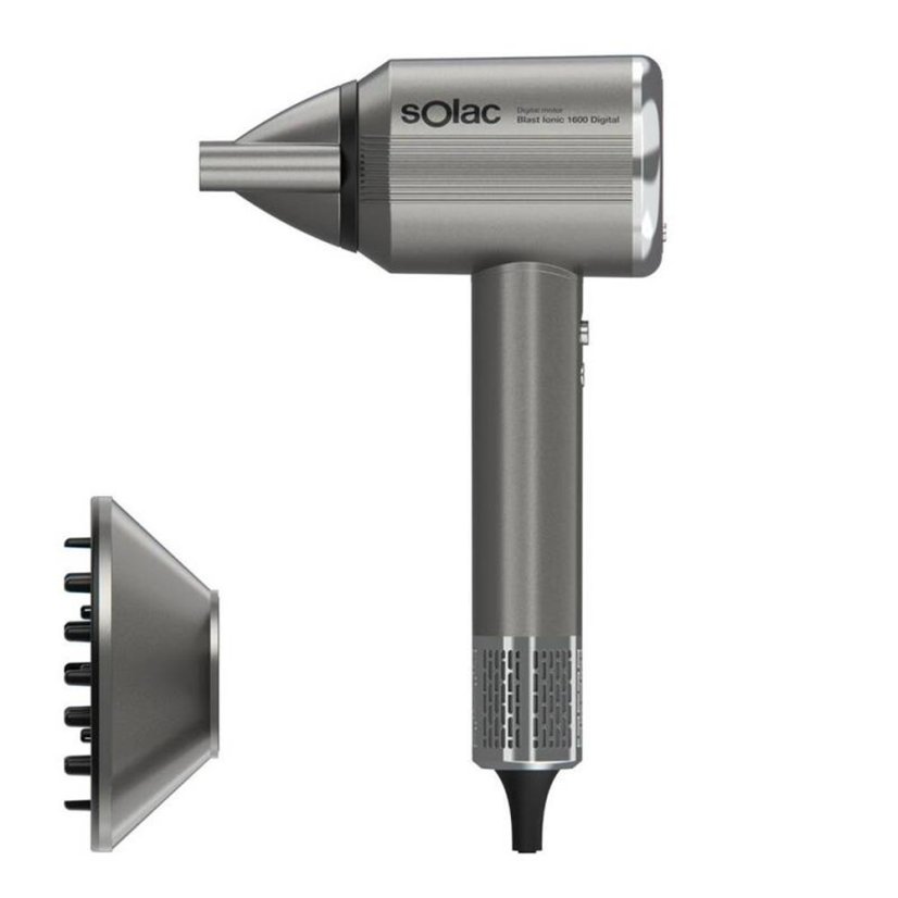 Fén na vlasy Solac Ionic SB7950 šedý