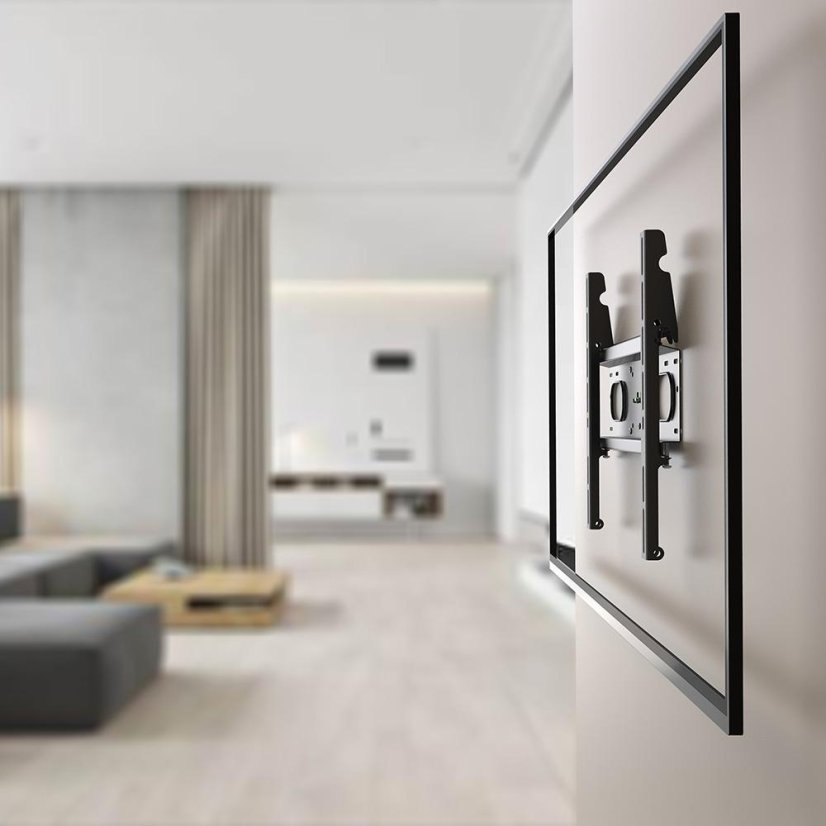 Fixní TV držák (zeď/sádrokarton)  Meliconi Extra 400F CG 480876 černý