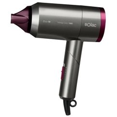 Fén na vlasy Solac Hair+Go Ionic SV7015 stříbrný
