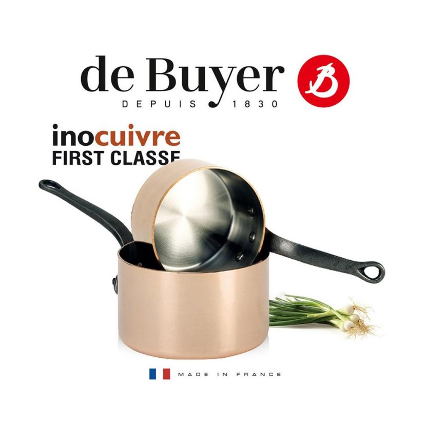 Hrnec de Buyer Inocuivre 6460.12, 12 cm měď