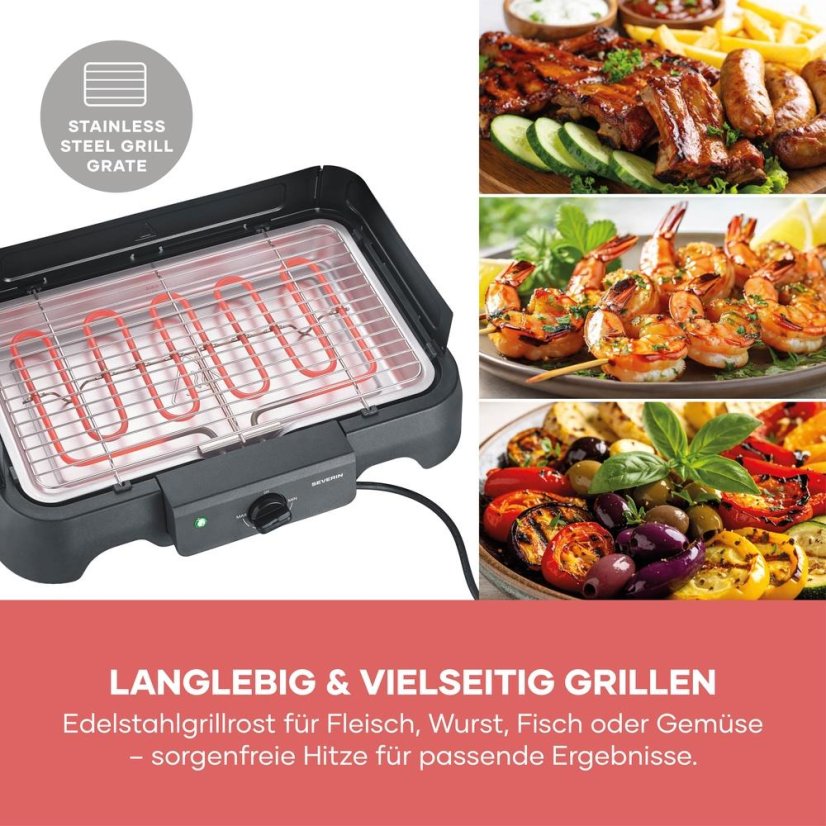 Elektrický gril Severin PG 8593