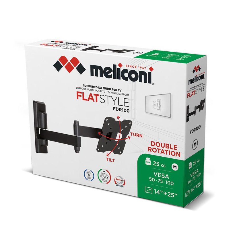 Držák TV Meliconi Flatstyle EDR100 580460 černý