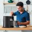 Horkovzdušná fritéza Black+Decker BXAF6500E černo-stříbrná