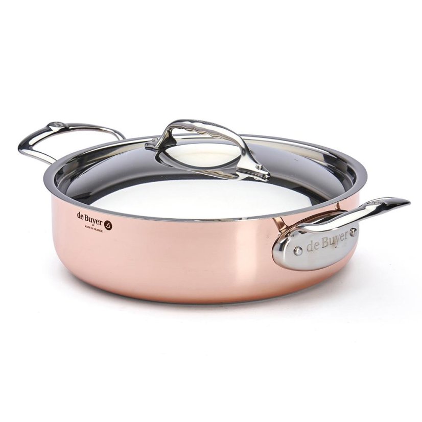 Hrnec s poklicí nízký de Buyer Prima Matera 6241.24, 24 cm