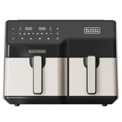 Horkovzdušná fritéza Black+Decker BXAF9000E černo-stříbrná