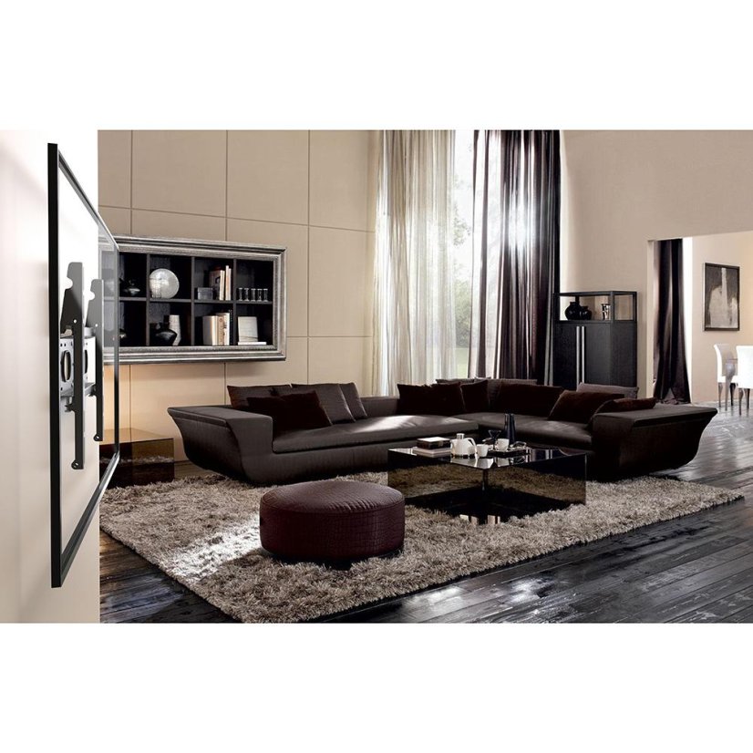 Fixní TV držák (zeď/sádrokarton)  Meliconi Extra 400F CG 480876 černý