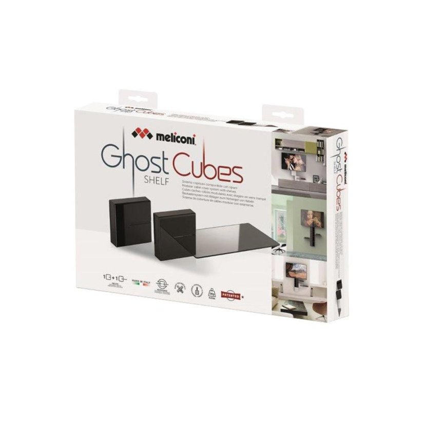 Kryt kabelů Meliconi Ghost Cube 480521 černý