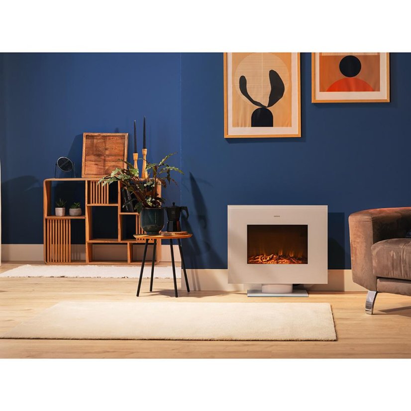 Elektrický krb Cecotec ReadyWarm 2700 Design Flames White 5832 bílý