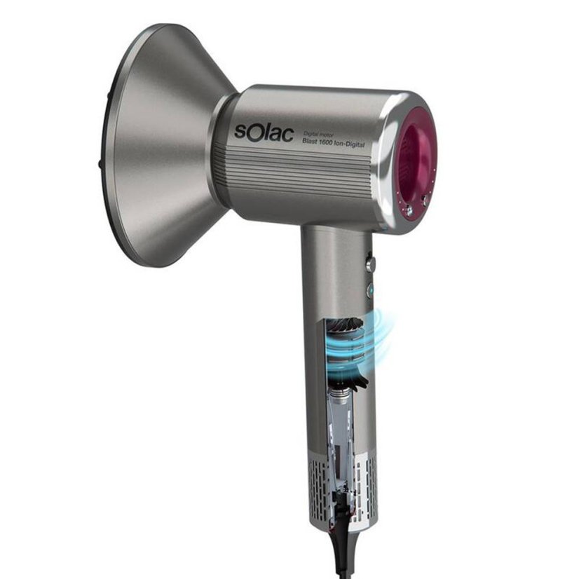 Fén na vlasy Solac Ionic SB7950 šedý
