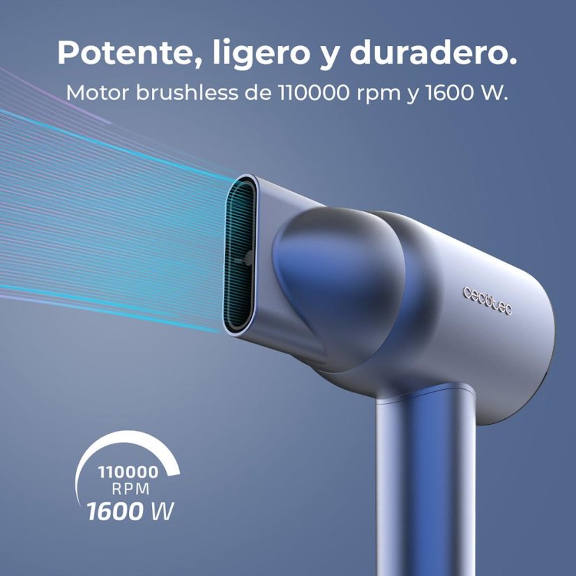 Fén na vlasy Cecotec IoniCare RockStar 101446 modrý