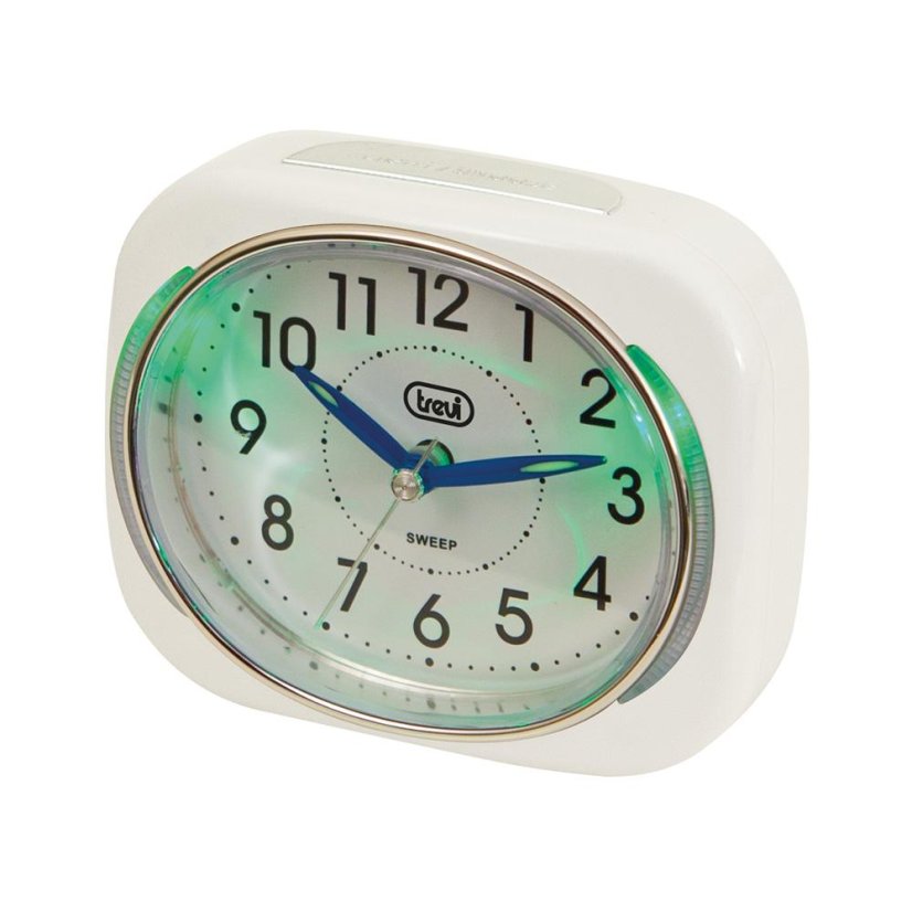 Analogový budík Trevi SL 3040/WH bílý
