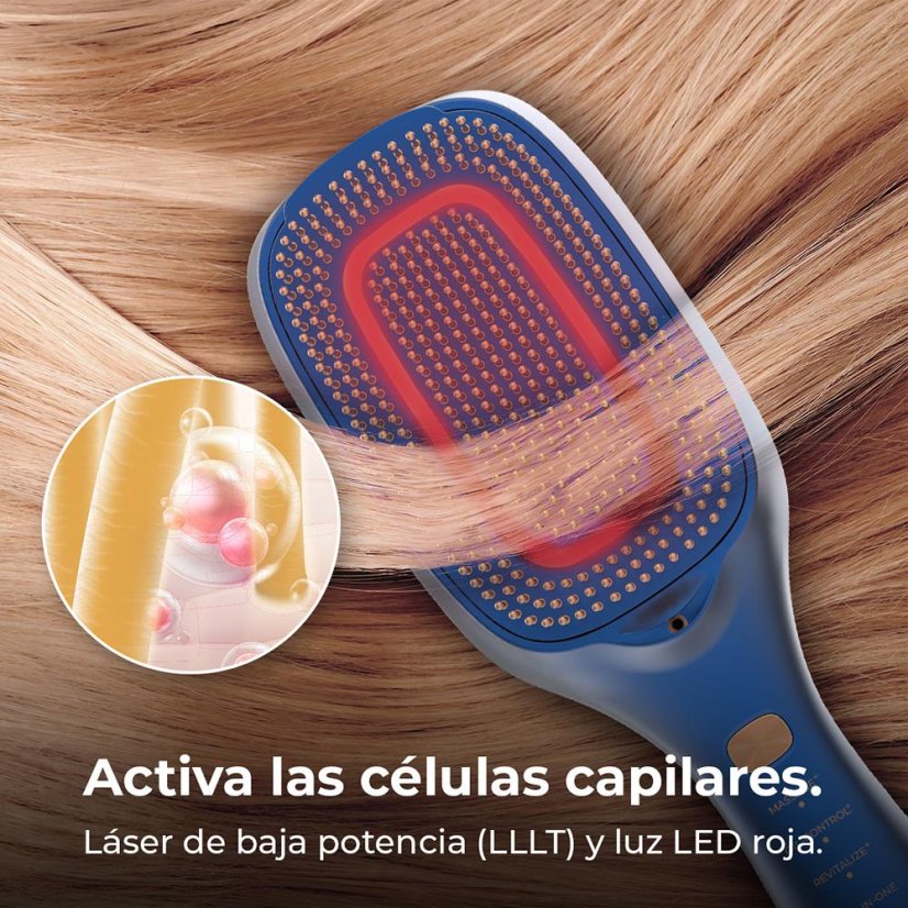 Elektrický kartáč na vlasy Cecotec HairCare Revitalize Blue 100151 modrý