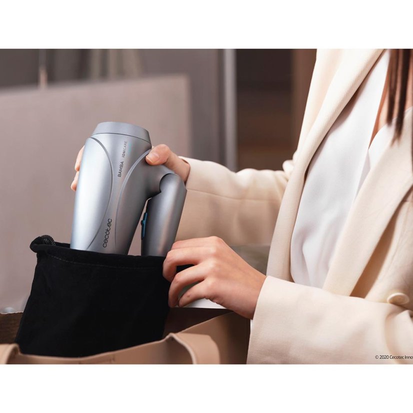 Fén na vlasy Cecotec Bamba Ionicare Power and Go Black  4327 černý