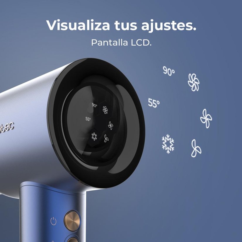 Fén na vlasy Cecotec IoniCare RockStar 101446 modrý