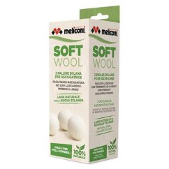 Vlněné koule do sušičky, 3ks antibakteriální  Meliconi 621026