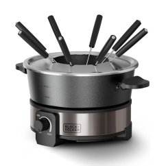 Fondue set Black+Decker BXFC1000E nerez ocel/černá