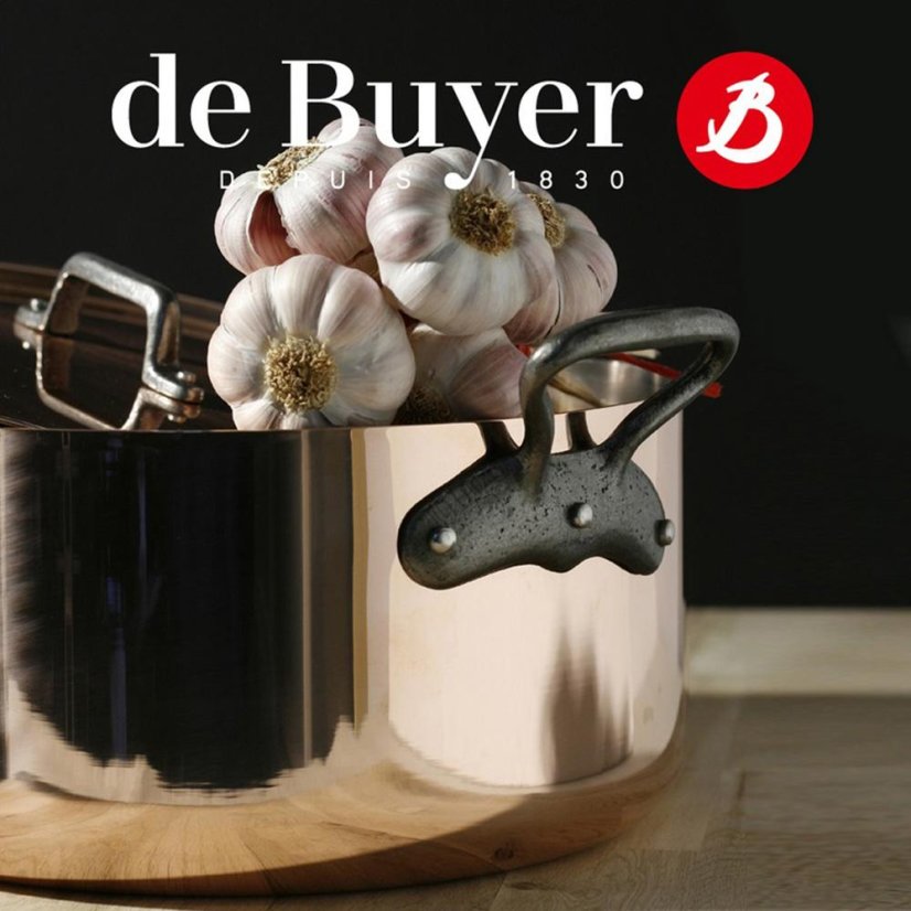 Hrnec s pokličkou de Buyer Inocuivre 6461.24, 24 cm