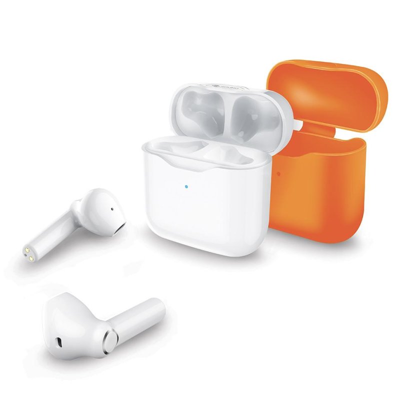 Bezdrátová sluchátka Meliconi SAFE PODS EVO 497417 oranžové