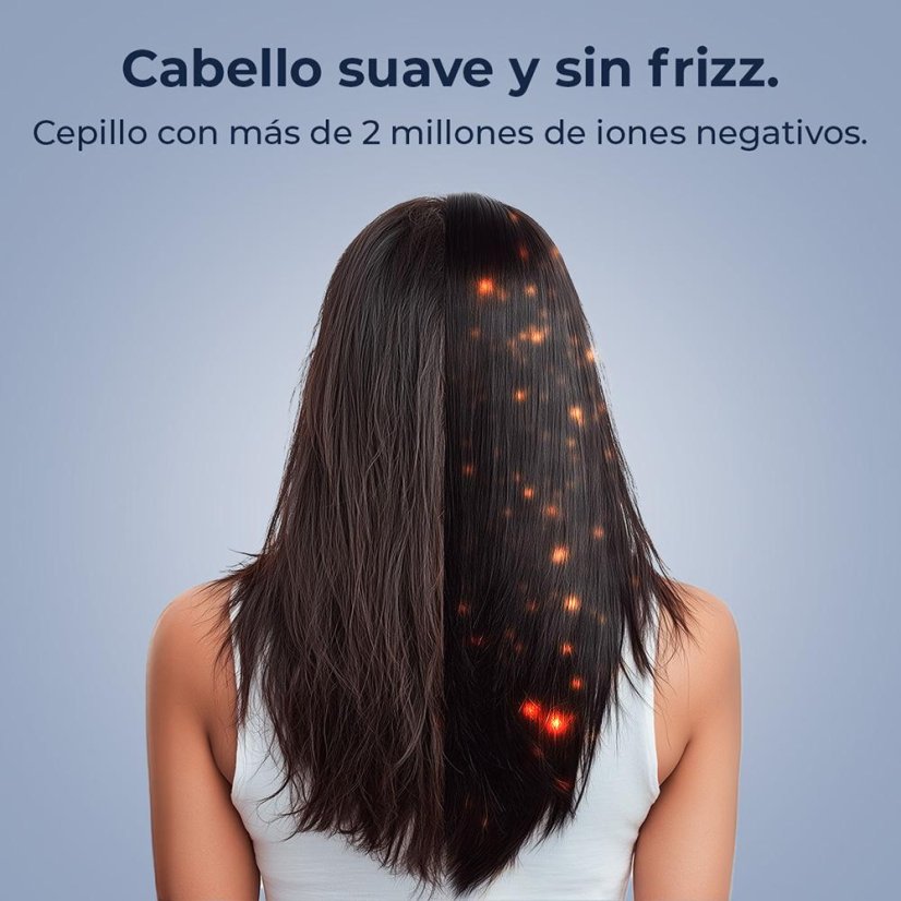 Elektrický kartáč na vlasy Cecotec HairCare Revitalize Blue 100151 modrý