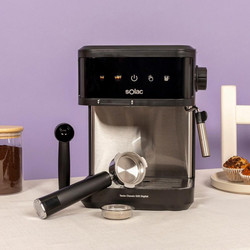 Espresso kávovar Solac CE4421 Taste Classic D20 Digital,