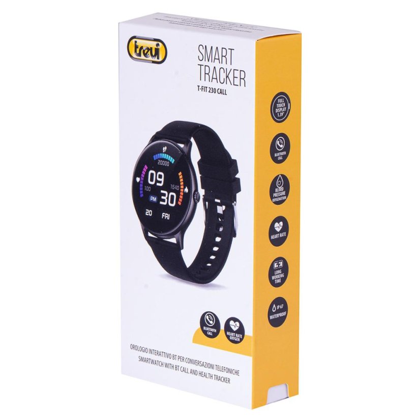 Chytré hodinky Trevi T-FIT 230 CALL BLACK černé