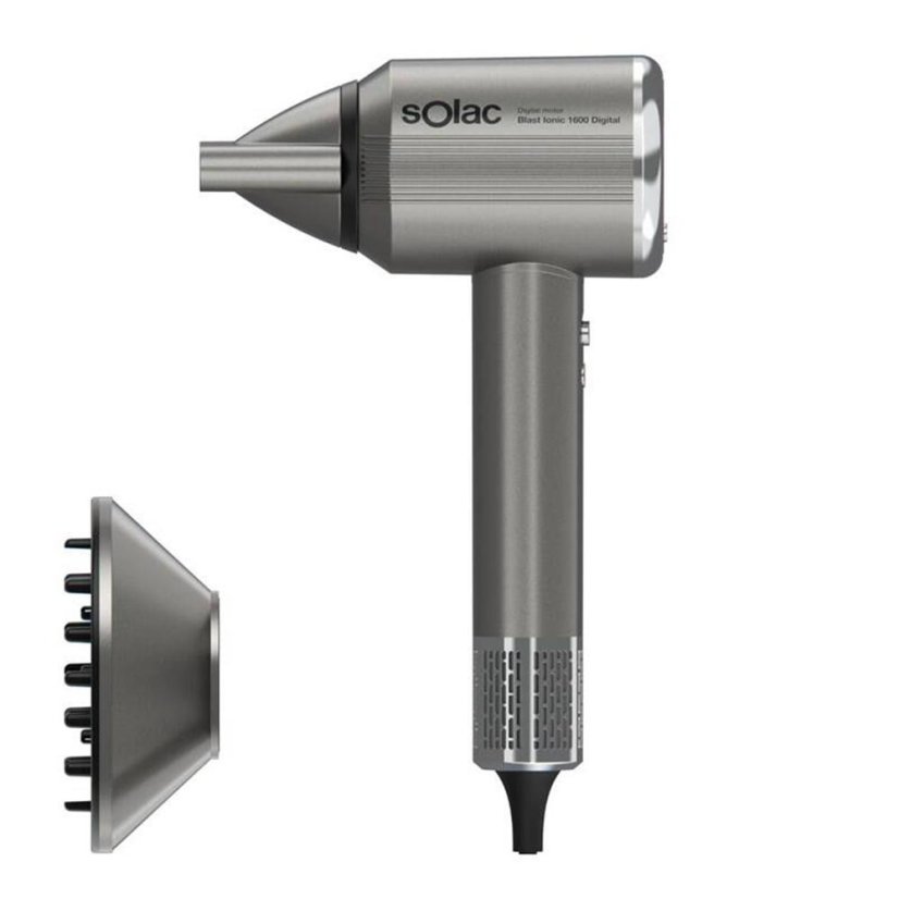 Fén na vlasy Solac Ionic SB7950 šedý