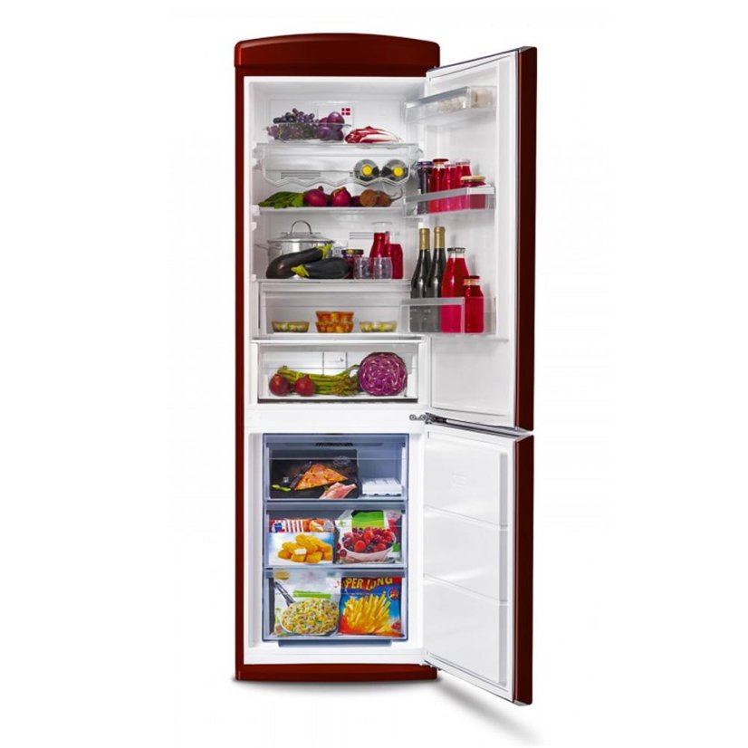 Kombinovaná lednice Vestfrost VR-FB373-2E2BR bordó