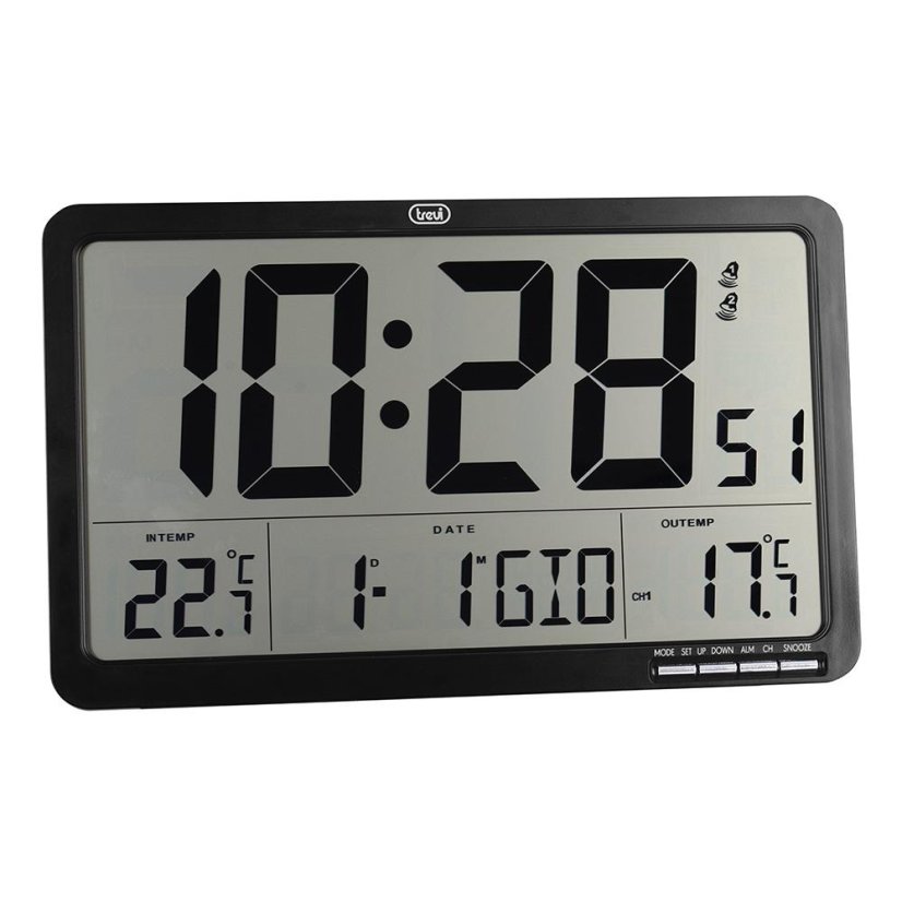 Digitální hodiny Trevi OM 3560 RC černé