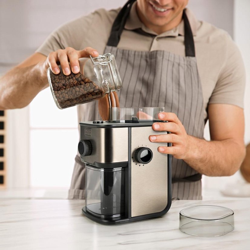 Kávomlýnek Black+Decker BXCG151E nerez